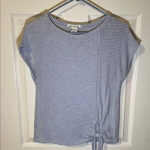 Blue Striped Women's Top